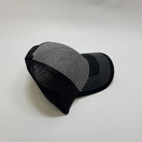 Cub Cadet Trucker Hat Mesh Back Snapback Adjustable Grey Black Workwear Cap - Picture 3 of 9